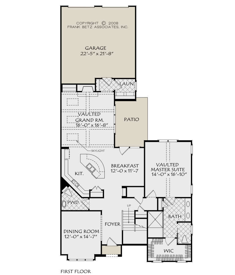 House Plan House Plan #21000 Drawing 1