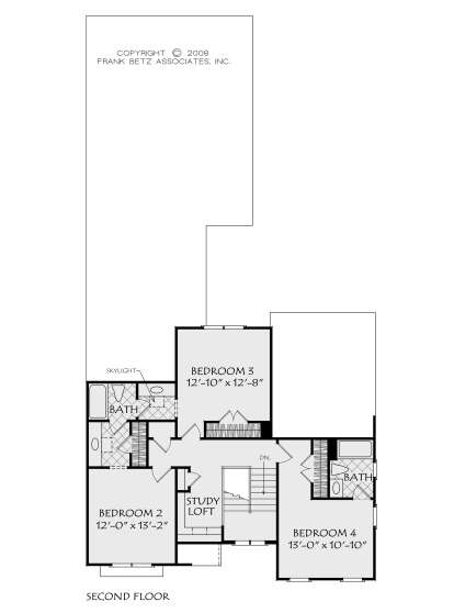 Second Floor for House Plan #8594-00187