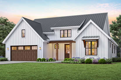 Modern Farmhouse House Plan #2559-00815 Elevation Photo