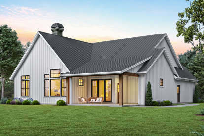 Modern Farmhouse House Plan #2559-00815 Elevation Photo