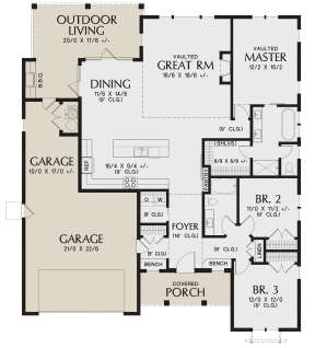 Main Floor for House Plan #2559-00815