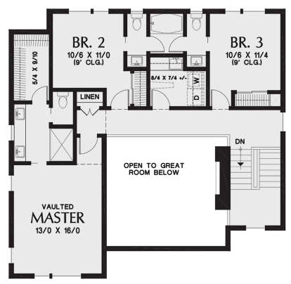 House Plan House Plan #21004 Drawing 3