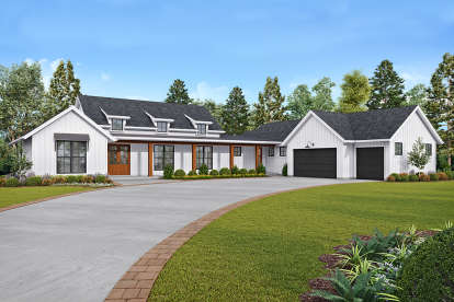 3 Bed, 2 Bath, 2495 Square Foot House Plan - #2559-00819