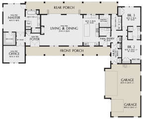Main Floor for House Plan #2559-00819