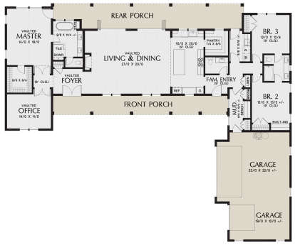 Main Floor for House Plan #2559-00819