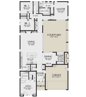 Main Floor for House Plan #2559-00820