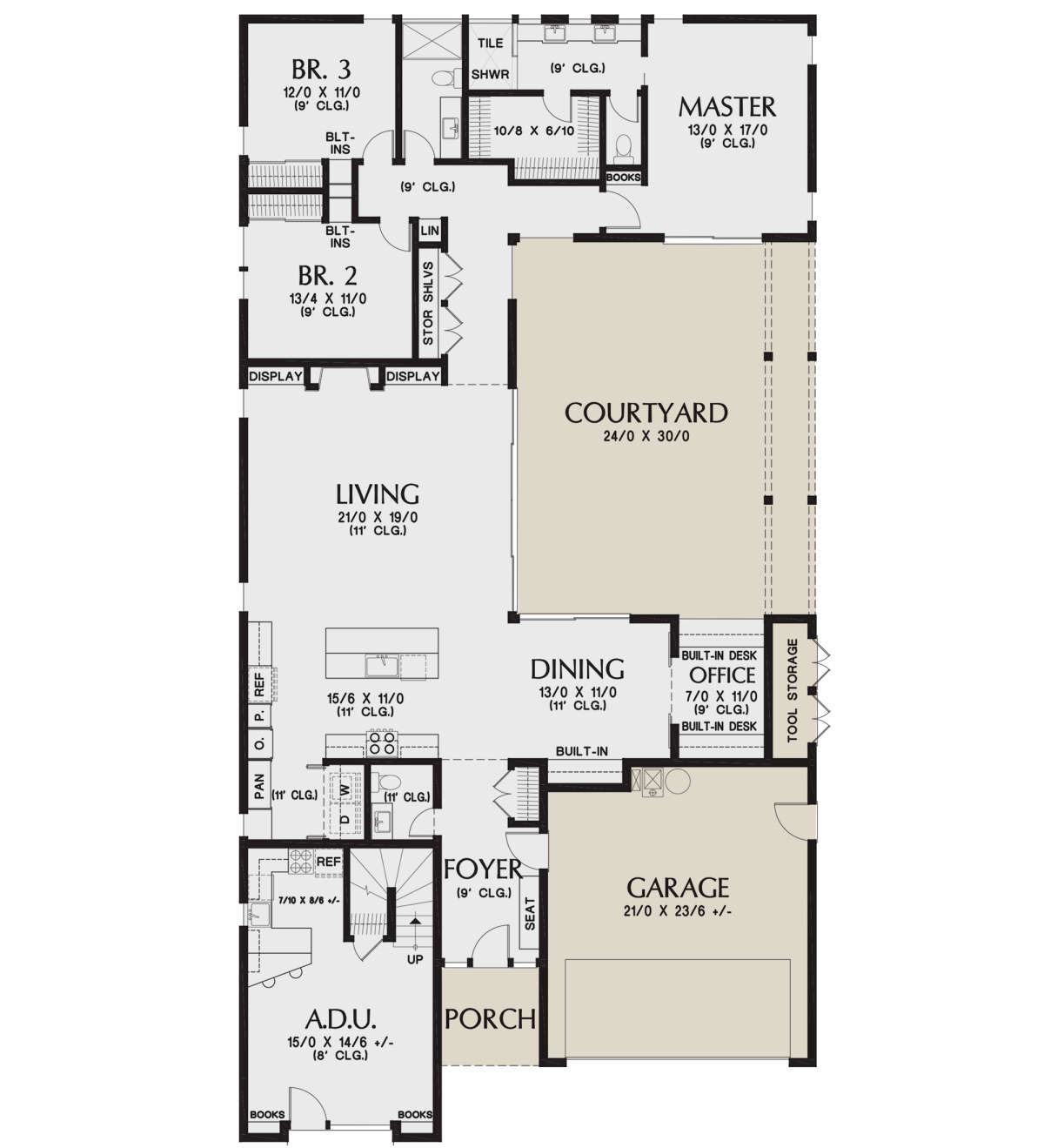 Main Floor for House Plan #2559-00821
