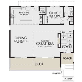 Main Floor for House Plan #2559-00822