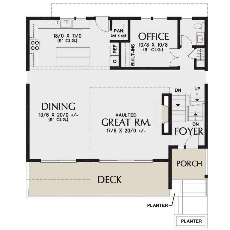 House Plan House Plan #21008 Drawing 1