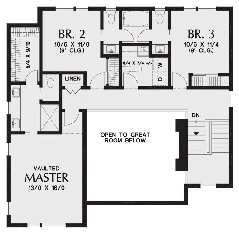 House Plan House Plan #21008 Drawing 2