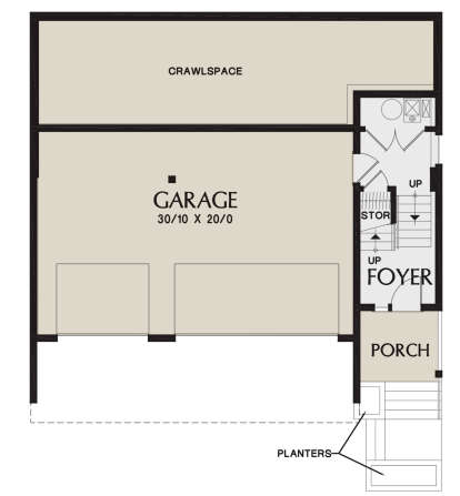 Garage for House Plan #2559-00822