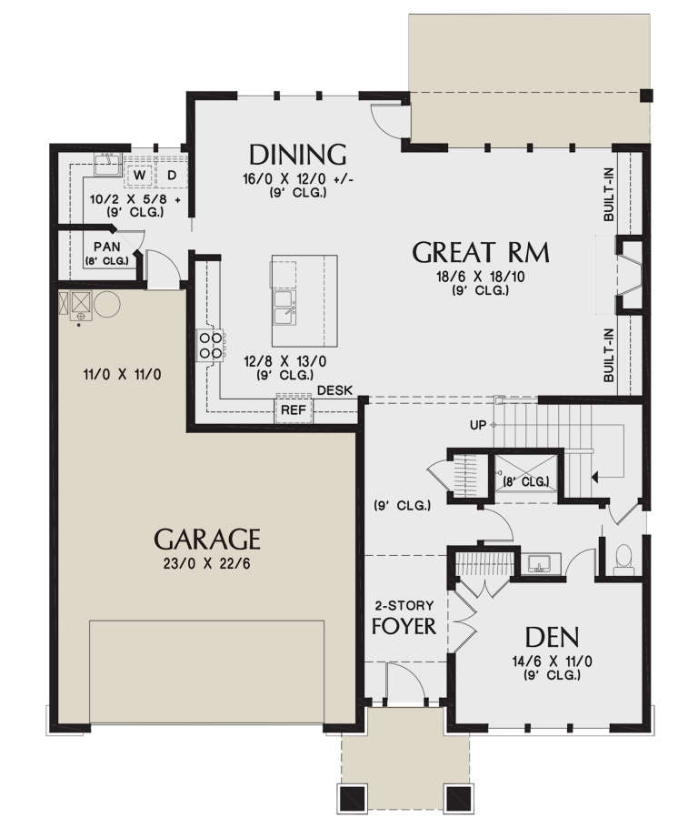 House Plan House Plan #21009 Drawing 1