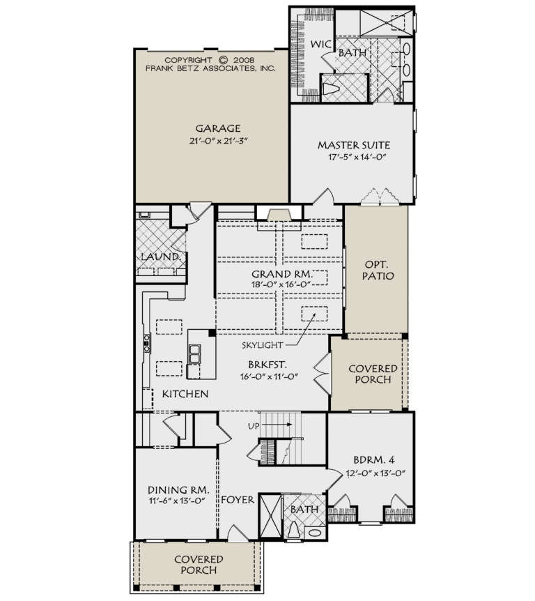 House Plan House Plan #21012 Drawing 1