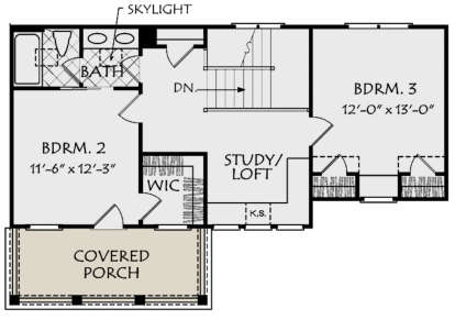 Second Floor for House Plan #8594-00189