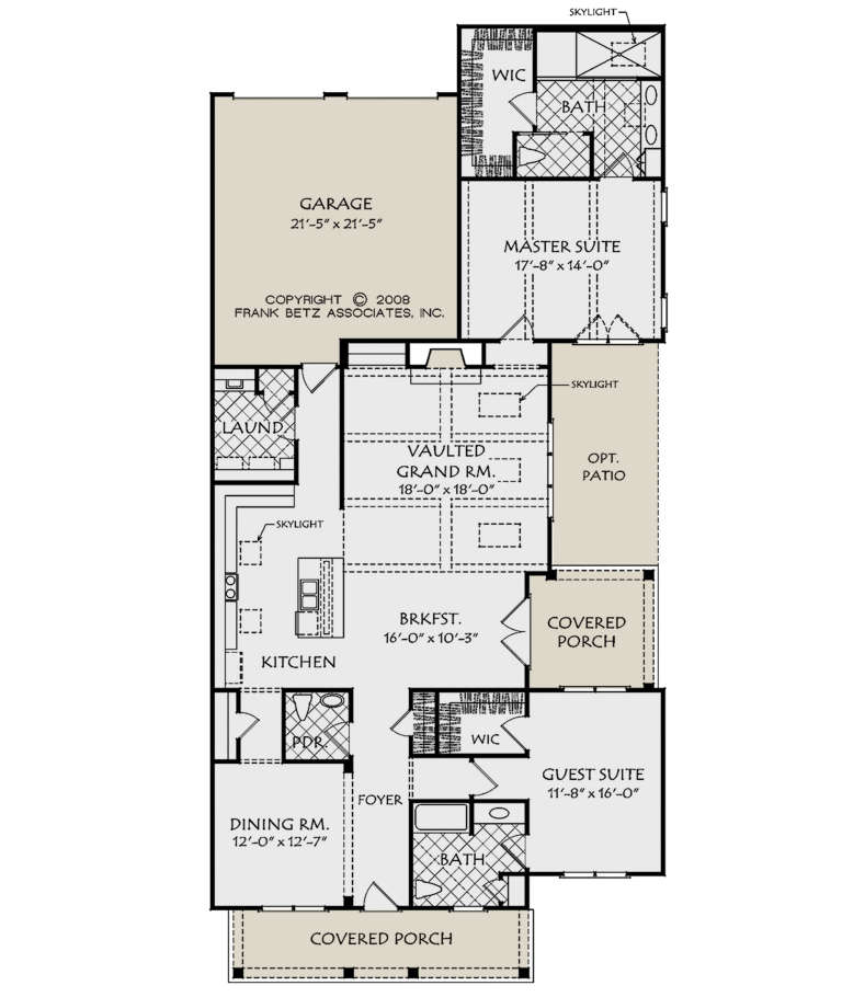 House Plan House Plan #21014 Drawing 1