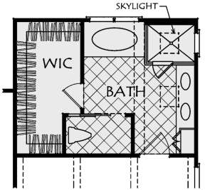 Alternate Master Bathroom for House Plan #8594-00191
