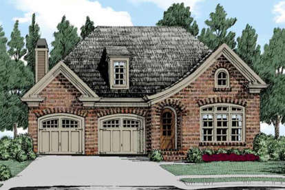 European House Plan #8594-00193 Elevation Photo