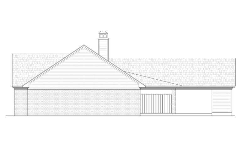 Ranch House Plan #048-00269 Elevation Photo