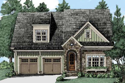 European House Plan #8594-00196 Elevation Photo