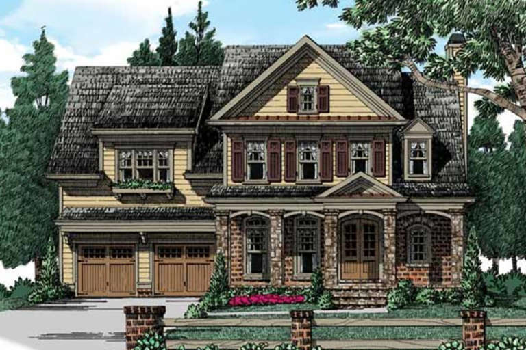 House Plan House Plan #21024 Front Elevation 
