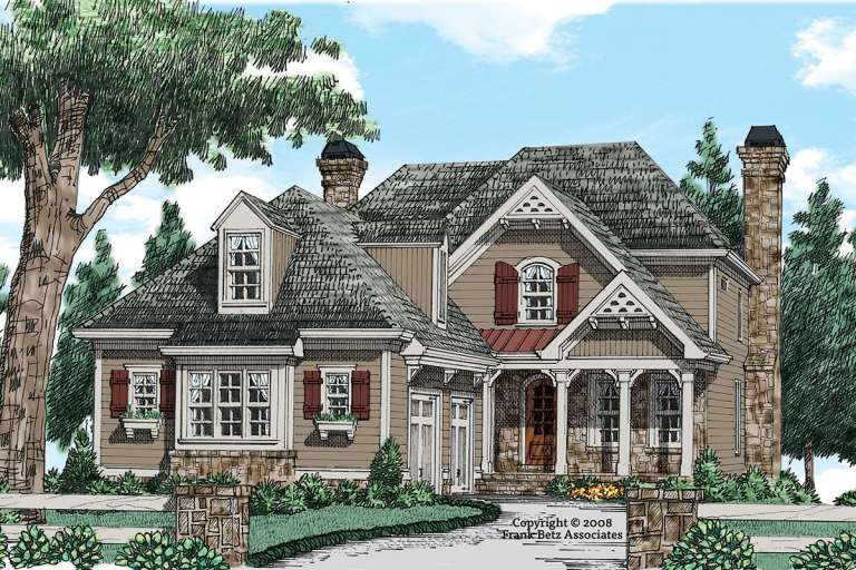 House Plan House Plan #21026 Front Elevation 
