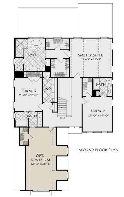 Second Floor for House Plan #8594-00206