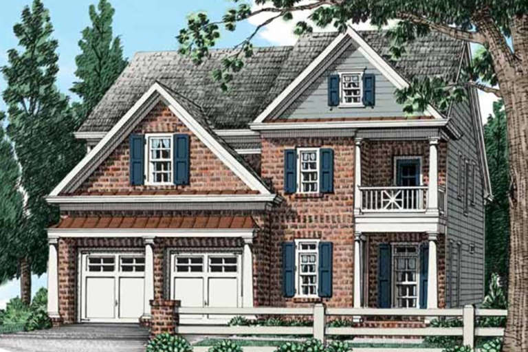 House Plan House Plan #21033 Front Elevation 