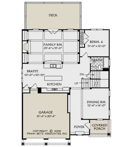 Main Floor for House Plan #8594-00209