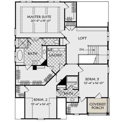 Second Floor for House Plan #8594-00209