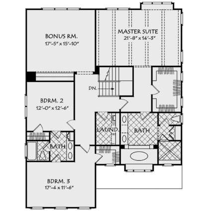 Second Floor for House Plan #8594-00210