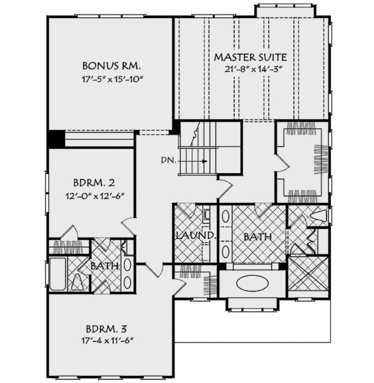 House Plan House Plan #21034 Drawing 2