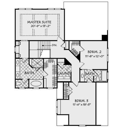 Second Floor for House Plan #8594-00211