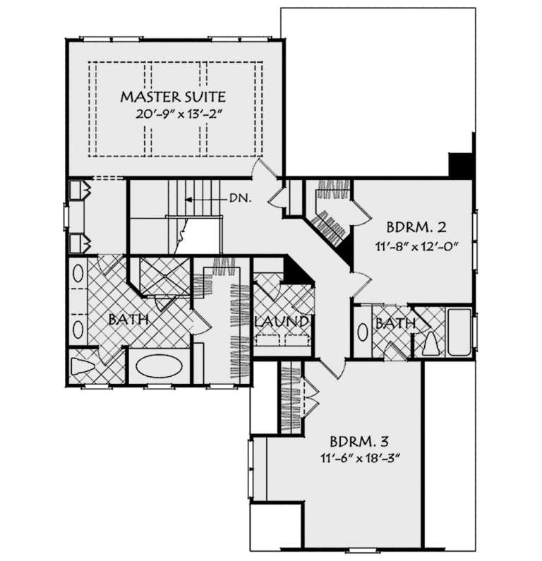 House Plan House Plan #21035 Drawing 2