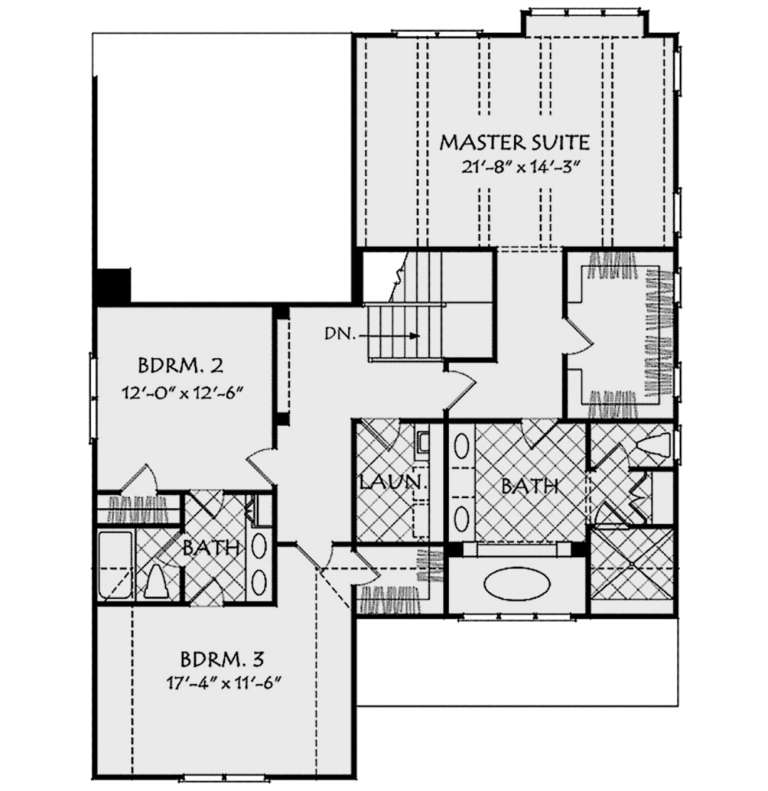 House Plan House Plan #21037 Drawing 2