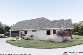 Modern Farmhouse House Plan #041-00190 Elevation Photo