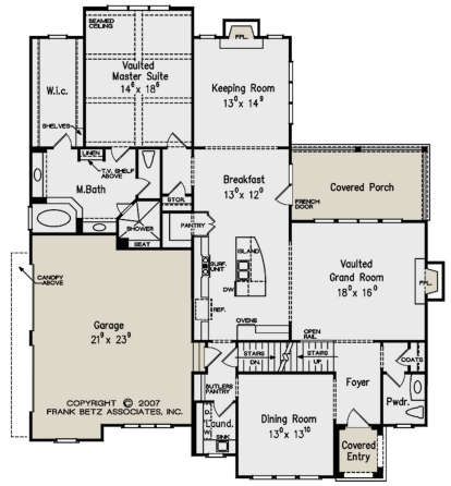 Main Floor for House Plan #8594-00217
