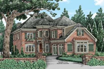 European House Plan #8594-00220 Elevation Photo