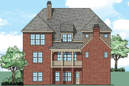 European House Plan #8594-00221 Elevation Photo