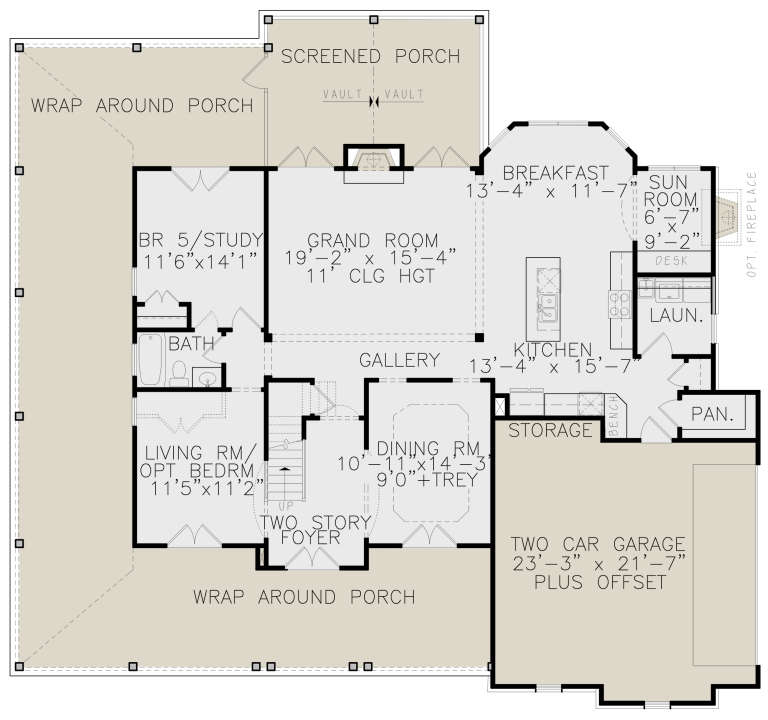 House Plan House Plan #21047 Drawing 1