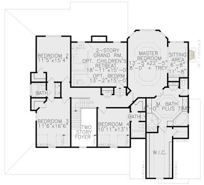 Second Floor for House Plan #699-00132