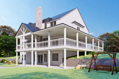 Modern Farmhouse House Plan #699-00133 Elevation Photo