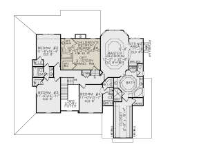 Second Floor for House Plan #699-00133