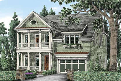 4 Bed, 3 Bath, 3501 Square Foot House Plan - #8594-00223