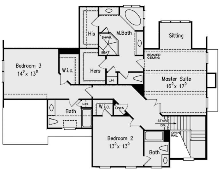 House Plan House Plan #21051 Drawing 2
