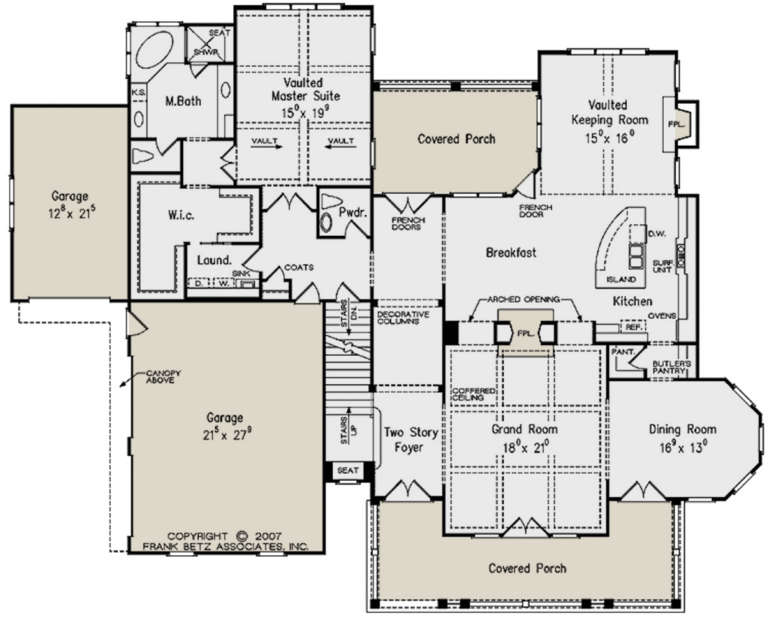 House Plan House Plan #21052 Drawing 1