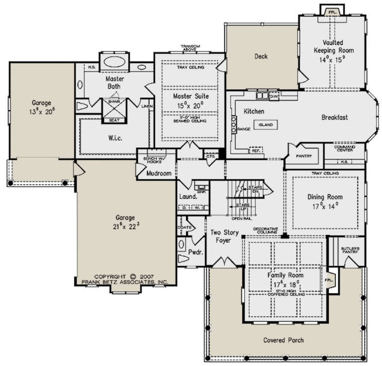 House Plan House Plan #21053 Drawing 1
