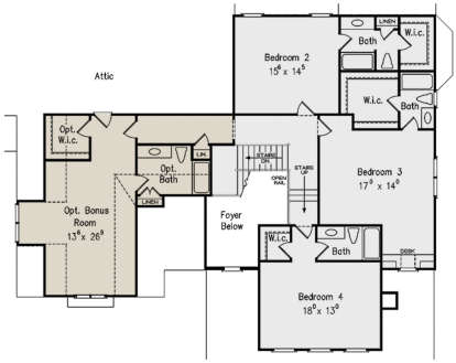 Second Floor for House Plan #8594-00226