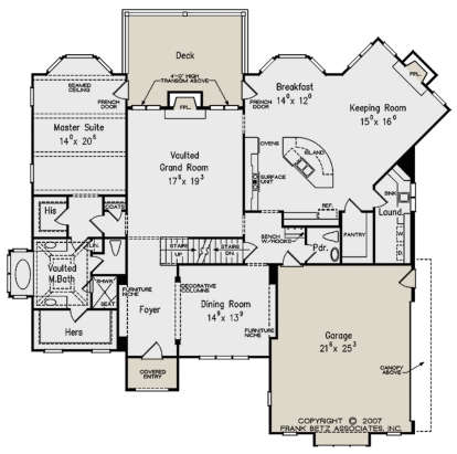 House Plan House Plan #21054 Drawing 1