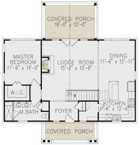 Main Floor for House Plan #699-00134