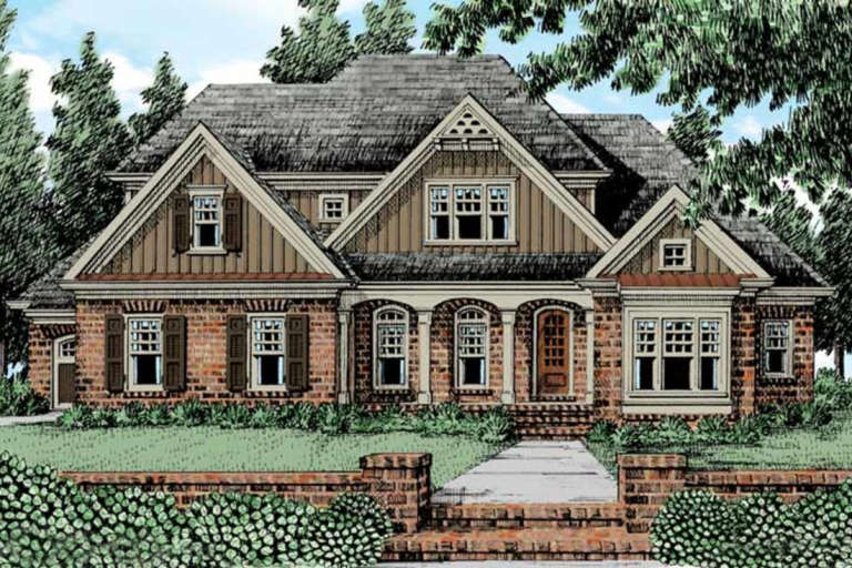 House Plan House Plan #21058 Front Elevation 